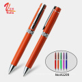 Logo Custom Twist Metal Ball Pen with Logo Printed Promotional good writing pen Metal Pen